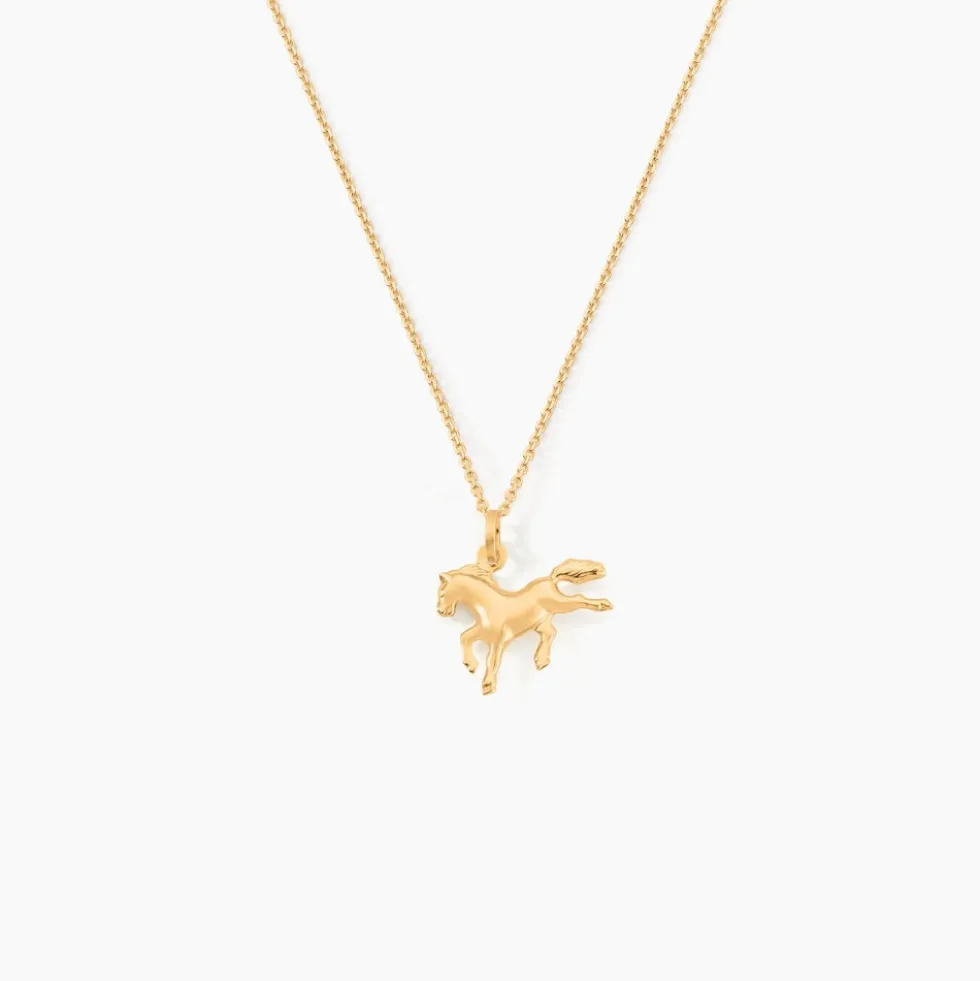 Pendentif Hagan Cheval Or Jaune