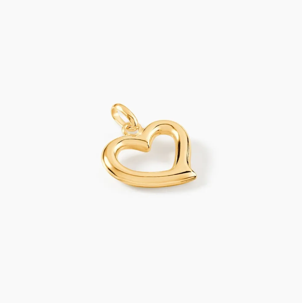 Pendentif Haiza Coeur Bombe Or Jaune