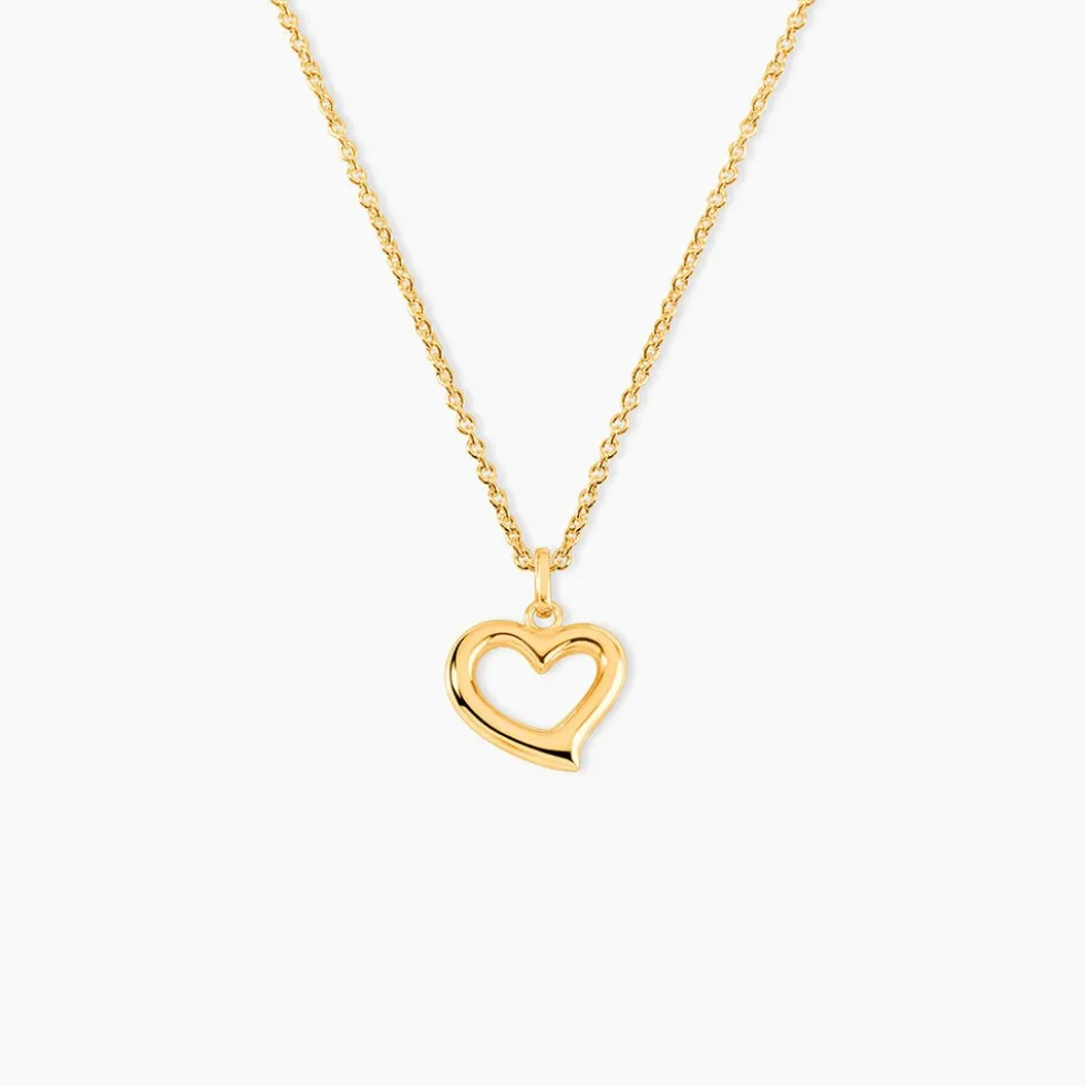 Pendentif Haiza Coeur Bombe Or Jaune