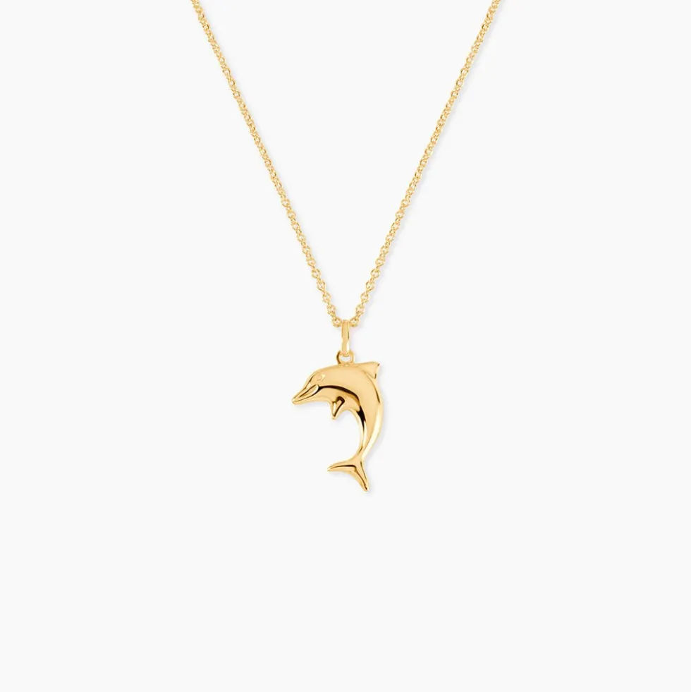 Pendentif Haizia Dauphin Or Jaune