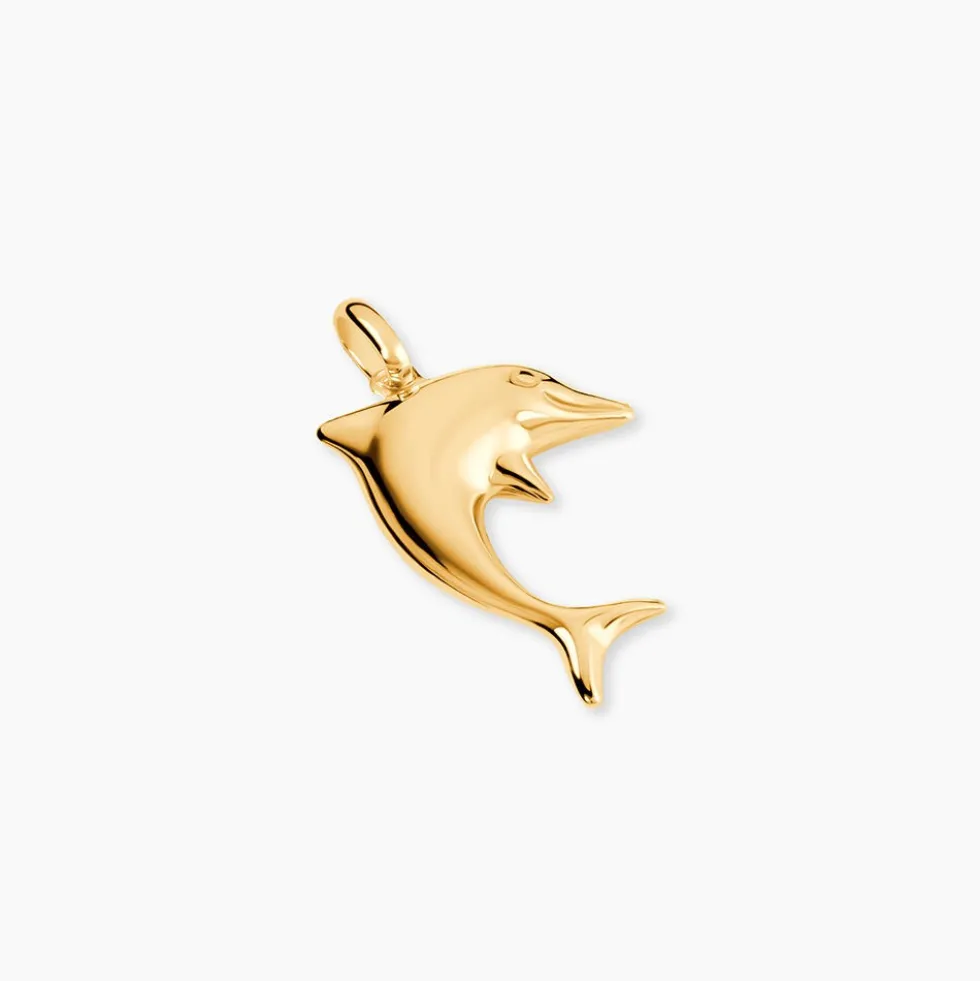 Pendentif Haizia Dauphin Or Jaune