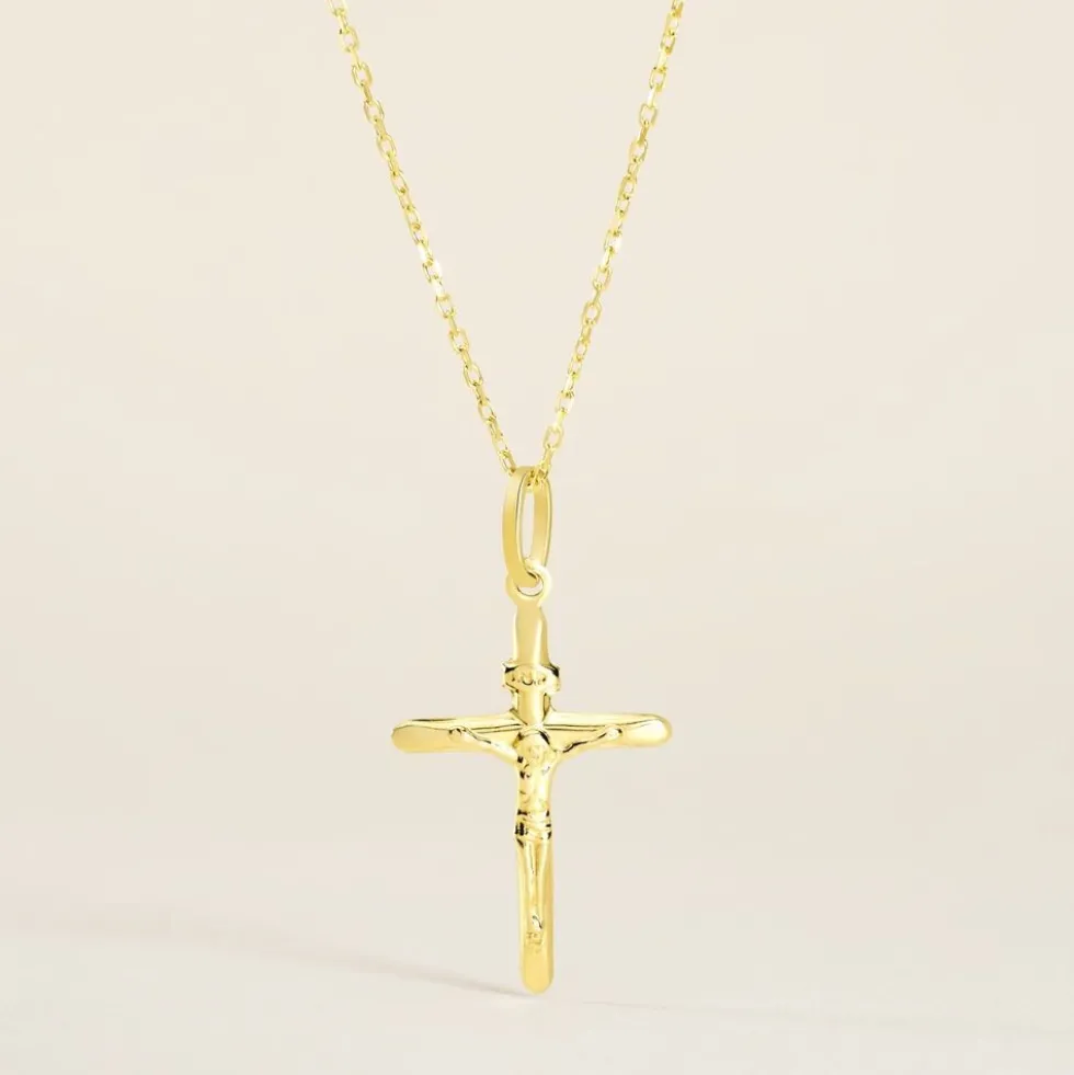 Pendentif Haley Croix Or Jaune