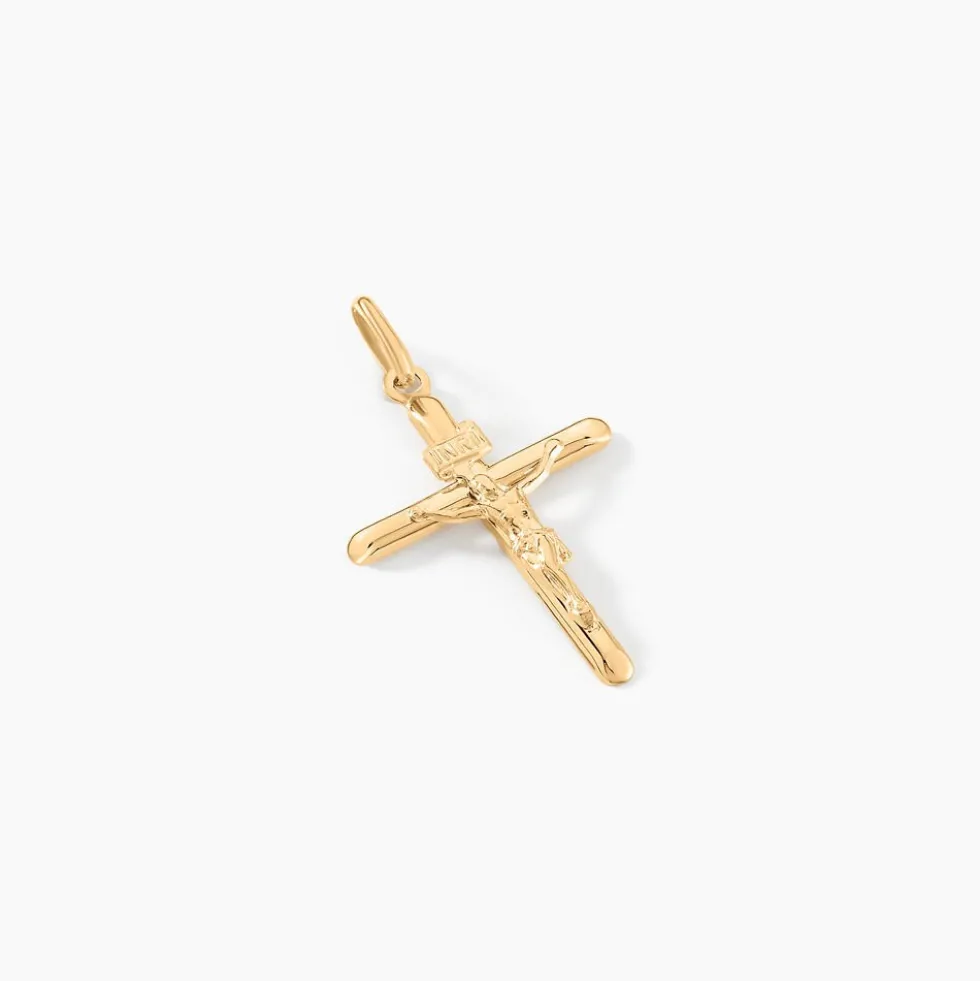 Pendentif Haley Croix Or Jaune