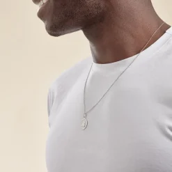 Pendentif Hannae Or Blanc