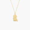 Pendentif Hayate Chat Or Jaune