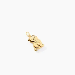 Pendentif Hayate Chat Or Jaune