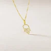 Pendentif Hectorienne Fatim Or Jaune