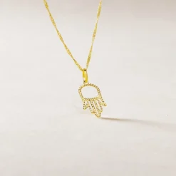 Pendentif Hectorienne Fatim Or Jaune