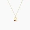 Pendentif Helidie Coccinelle Lettre Or Jaune