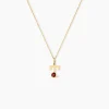 Pendentif Helidie Coccinelle Lettre Or Jaune