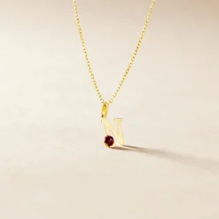 Pendentif Helidie Coccinelle Lettre Or Jaune