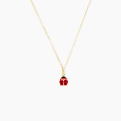 Pendentif Helidie Coccinelle Or Jaune