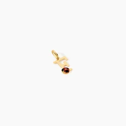 Pendentif Helidie Coccinelle Lettre Or Jaune
