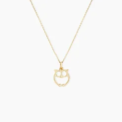 Pendentif Ilies Hibou Or Jaune