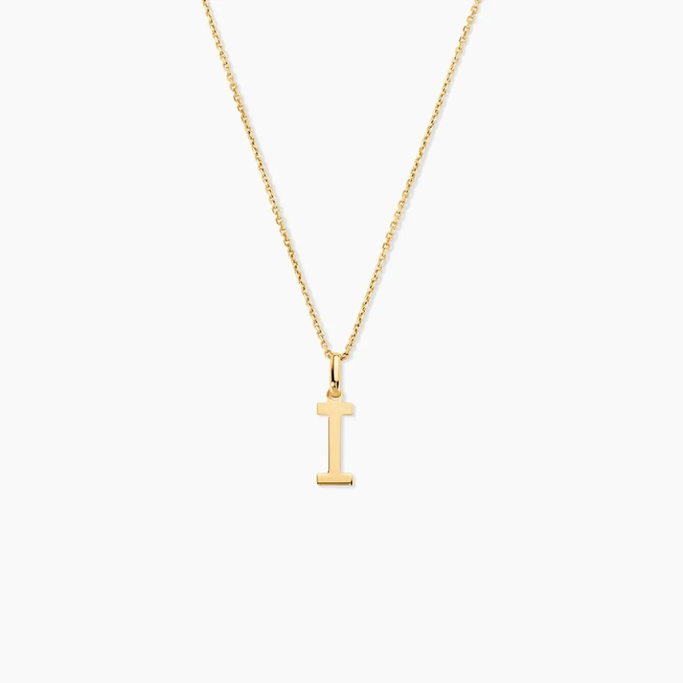 Pendentif Ionia Lettre Or Jaune