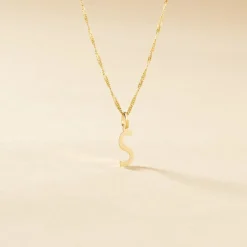 Pendentif Ionia Lettre Or Jaune