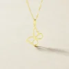 Pendentif Jaima Papillon Diamante Or Jaune