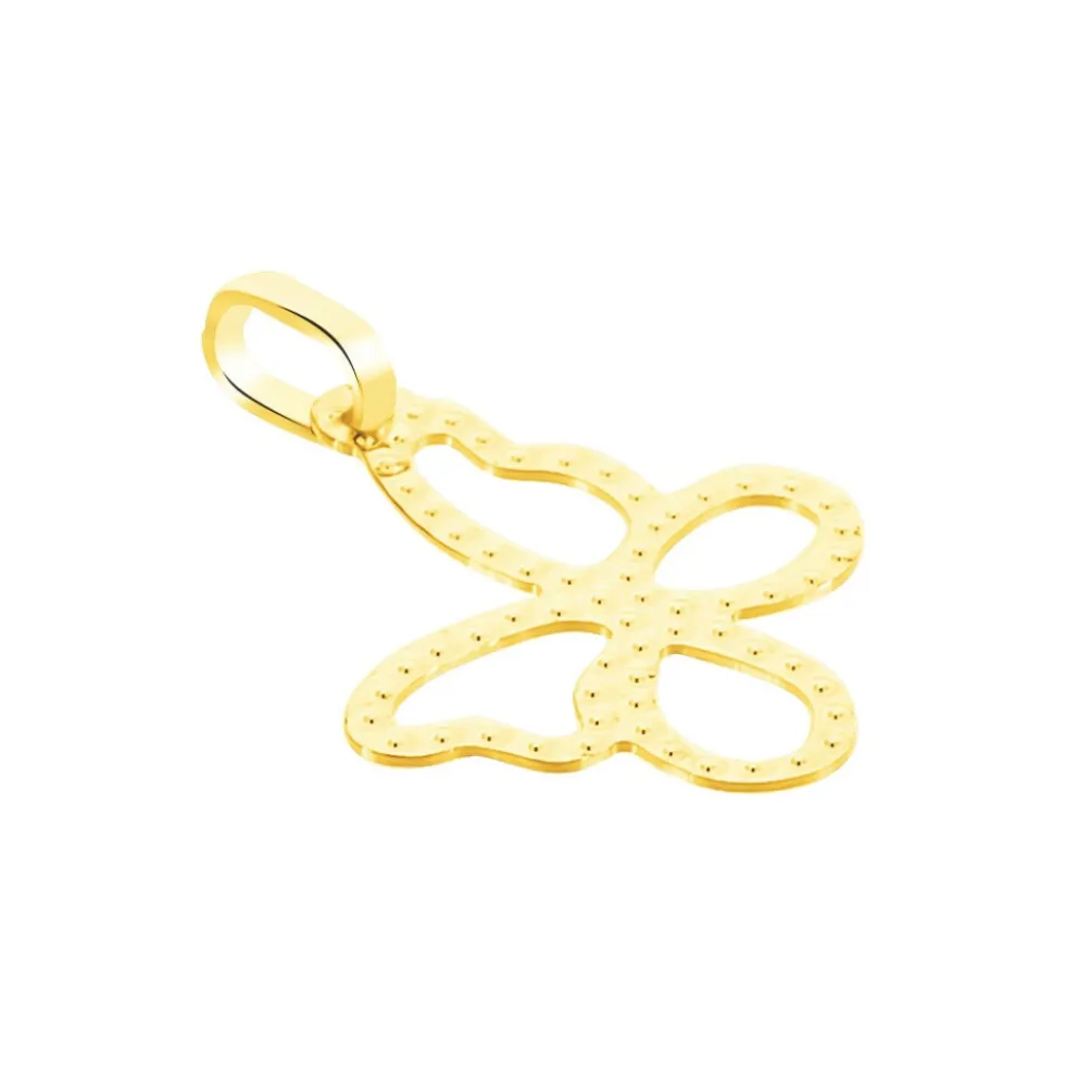 Pendentif Jaima Papillon Diamante Or Jaune