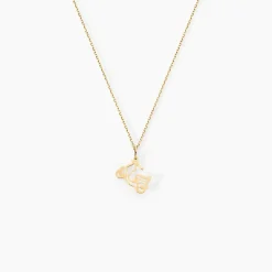 Pendentif Julius Scooter Or Jaune