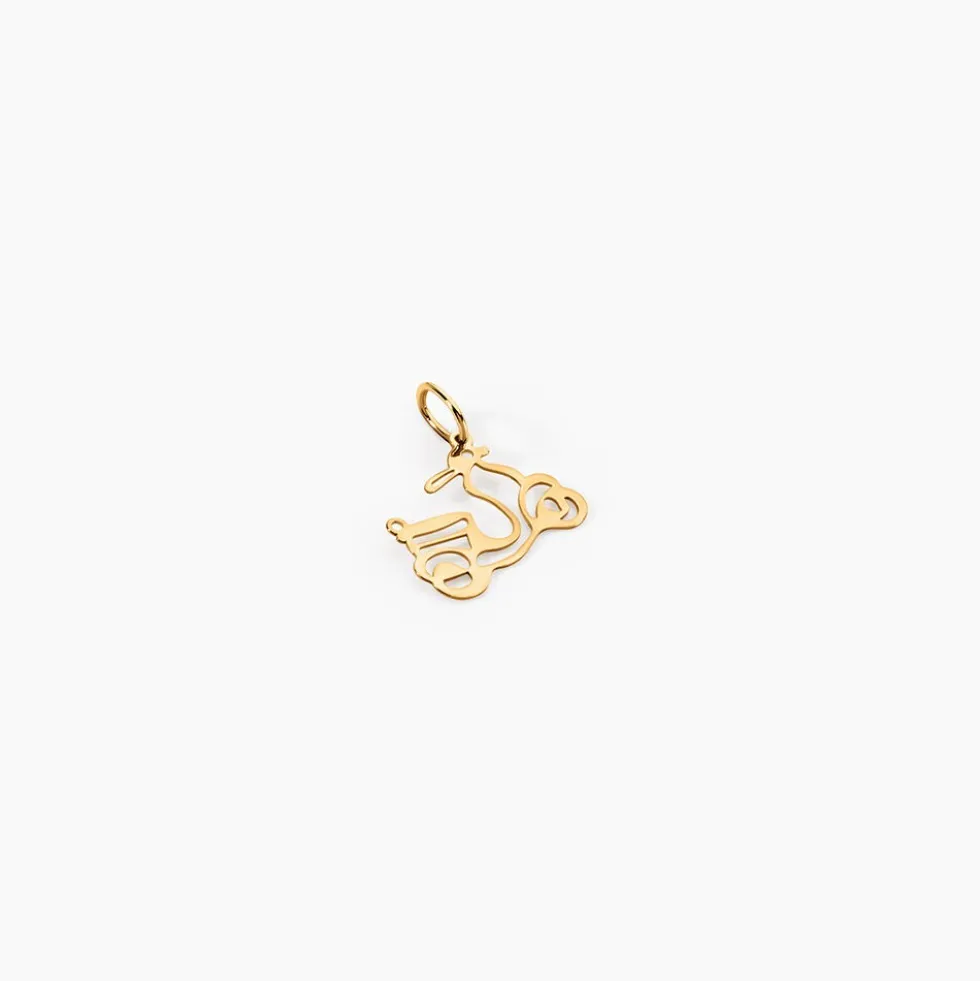 Pendentif Julius Scooter Or Jaune