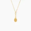 Pendentif Julius Sport Tennis Or Jaune