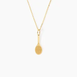 Pendentif Julius Sport Tennis Or Jaune