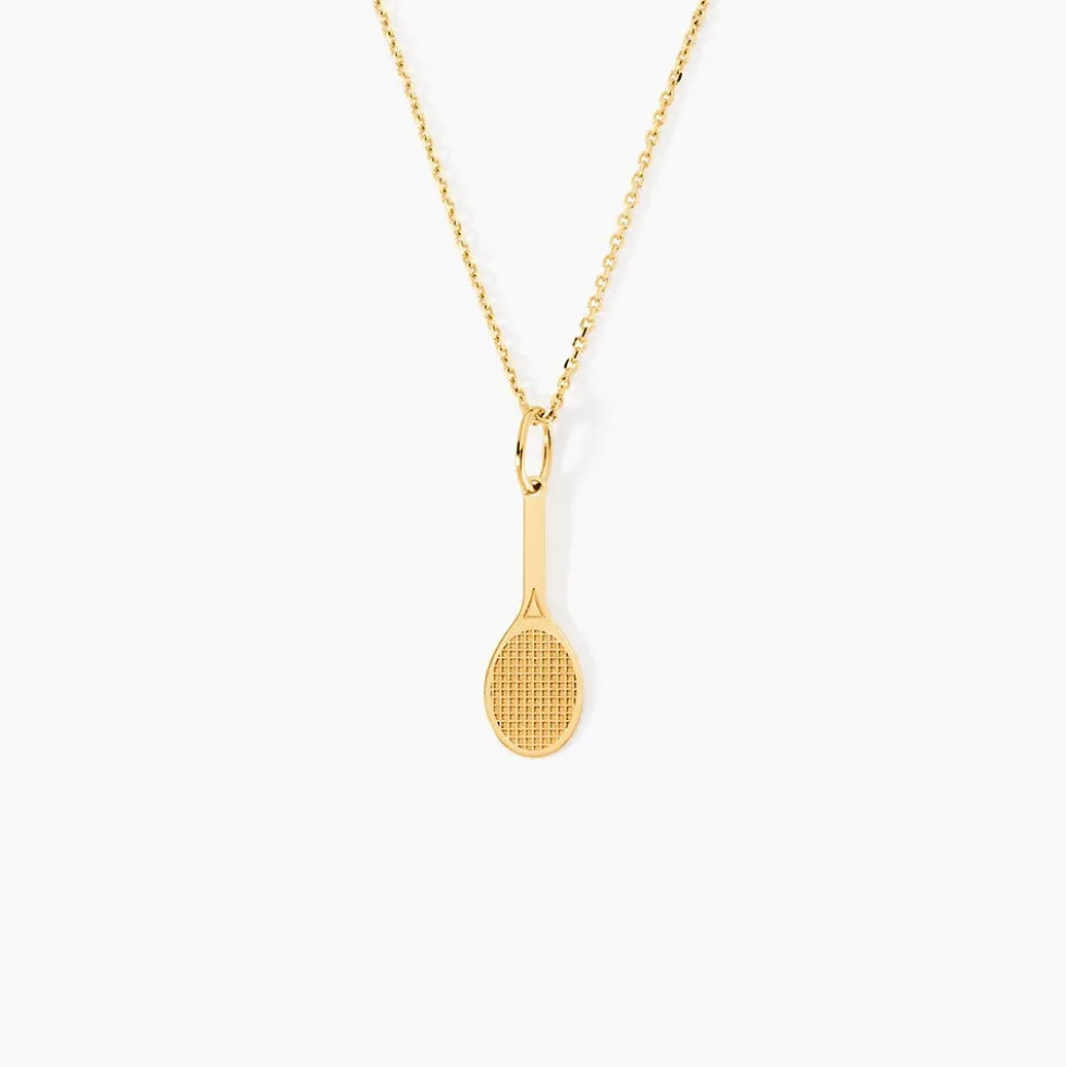 Pendentif Julius Sport Tennis Or Jaune