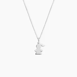 Pendentif Kids Argent Blanc