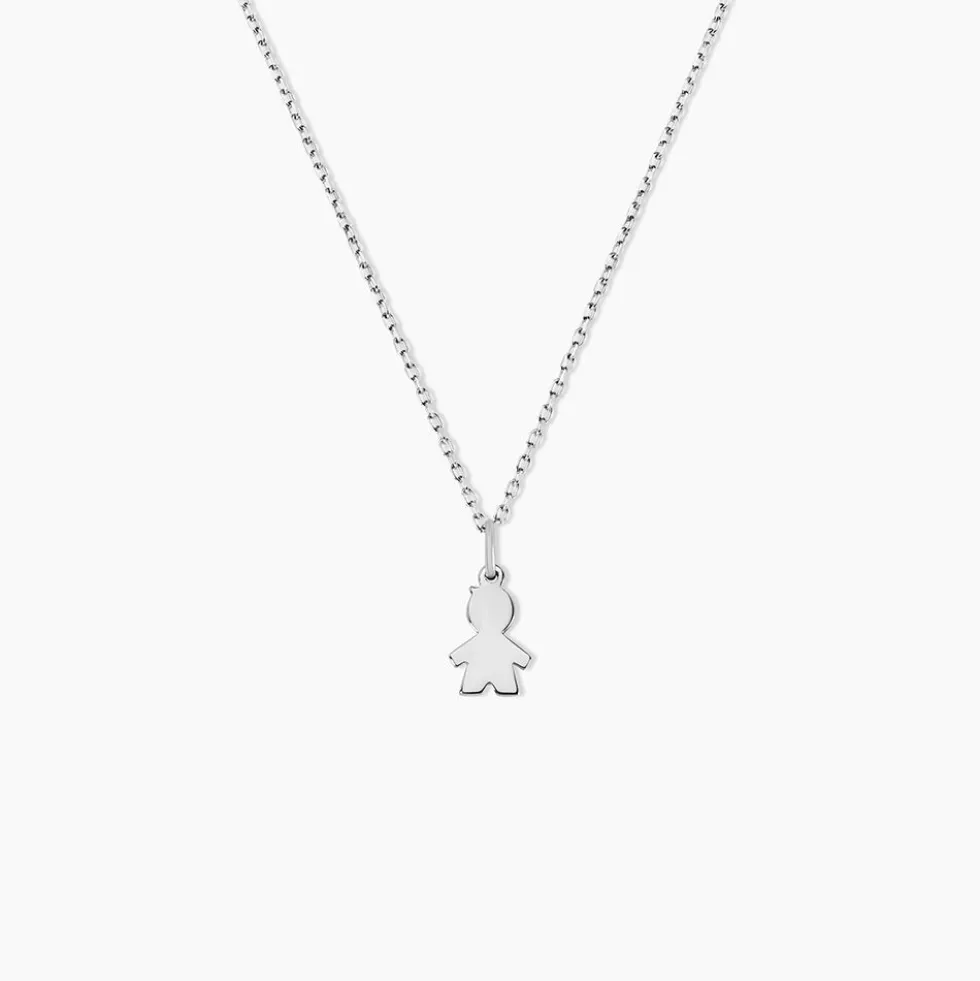 Pendentif Kids Argent Blanc