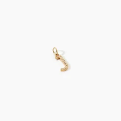 Pendentif Klementine Lettre J Or Jaune Oxyde
