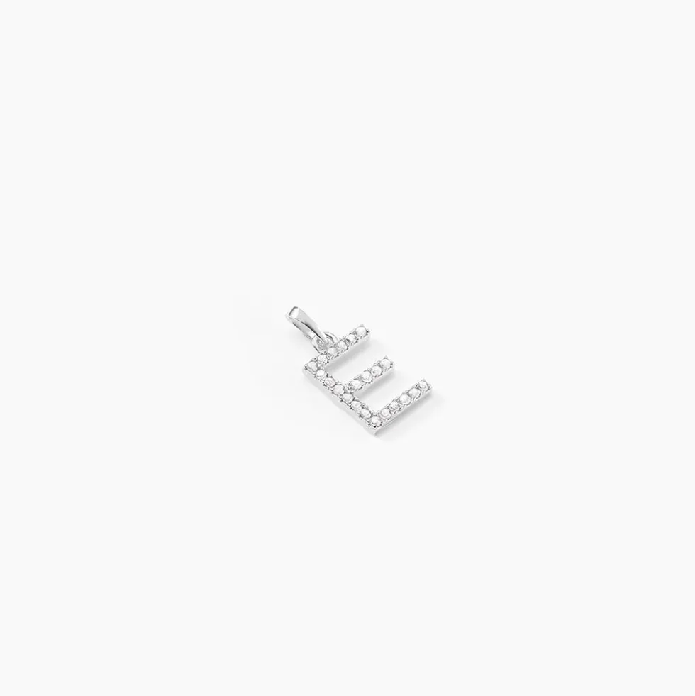 Pendentif Klementine Or Blanc Oxyde De Zirconium