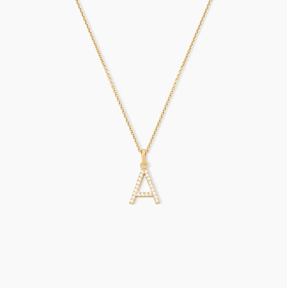 Pendentif Klementine Or Jaune Oxyde De Zirconium
