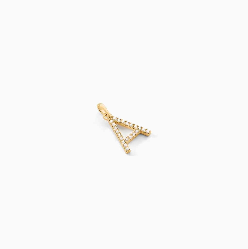 Pendentif Klementine Or Jaune Oxyde De Zirconium