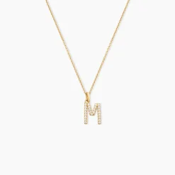 Pendentif Klementine Or Jaune Oxyde De Zirconium