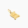 Pendentif Lamie Zodiaque Parchemin Or Jaune