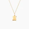 Pendentif Lamie Zodiaque Parchemin Or Jaune