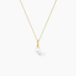 Pendentif Lenonie Or Jaune Perle De Culture
