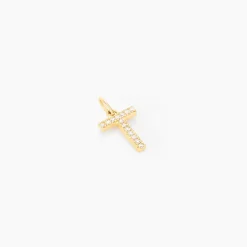 Pendentif Lettre T Or Jaune Oxyde