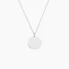 Pendentif Lisa Or Blanc