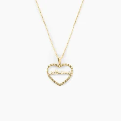 Pendentif Loove Or Jaune Diamant