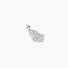 Pendentif Luce-marie Argent Blanc