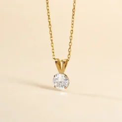 Pendentif Mabila Or Jaune Oxyde De Zirconium