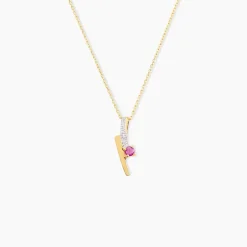 Pendentif Mahya Or Jaune Rubis