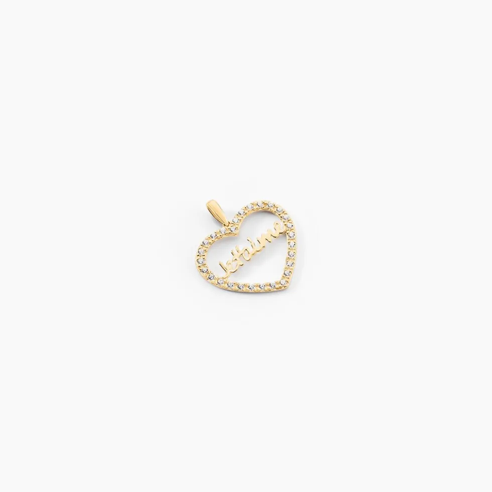 Pendentif Or Jaune Derry Oxyde De Zirconium