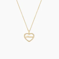 Pendentif Or Jaune Derry Oxyde De Zirconium