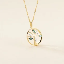 Pendentif Or Jaune Godolieba Topazes
