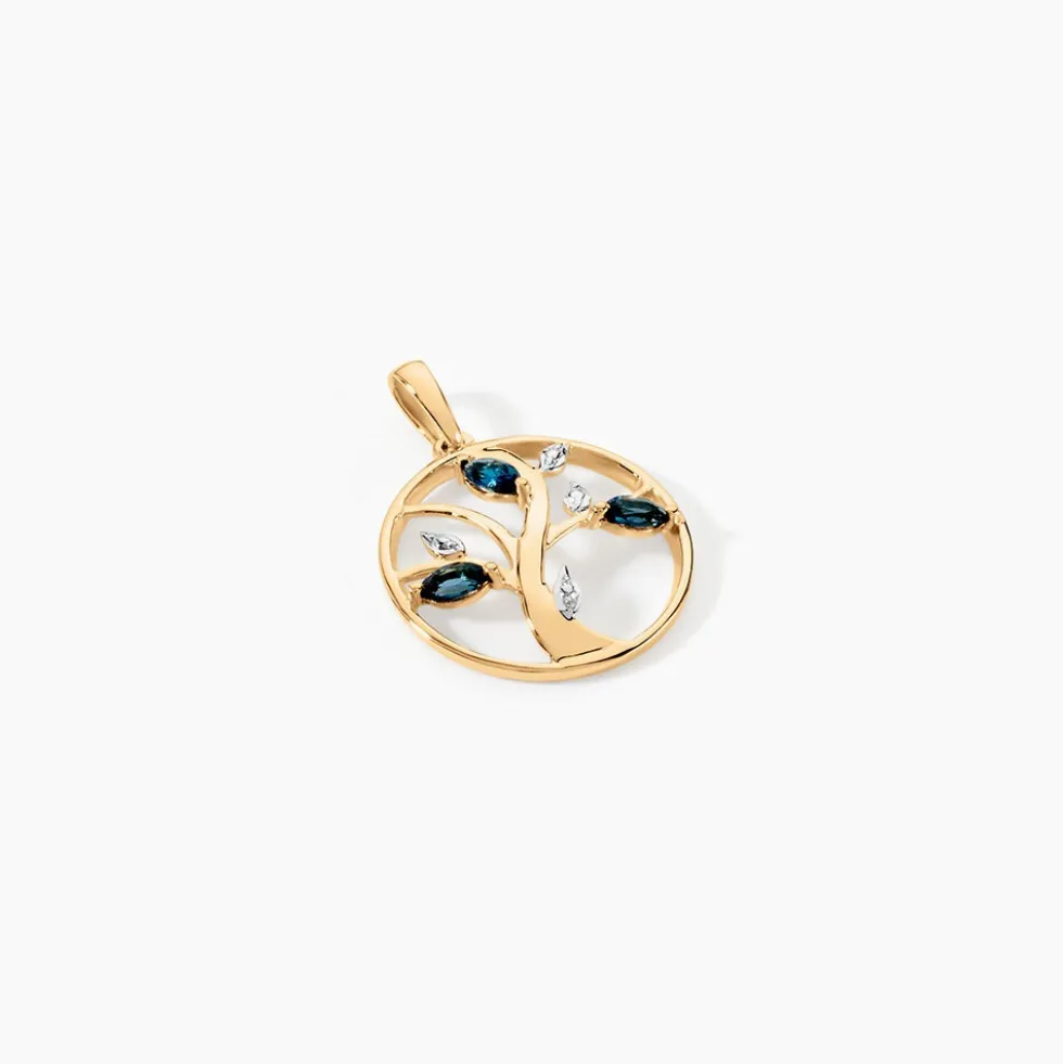 Pendentif Or Jaune Godolieba Topazes