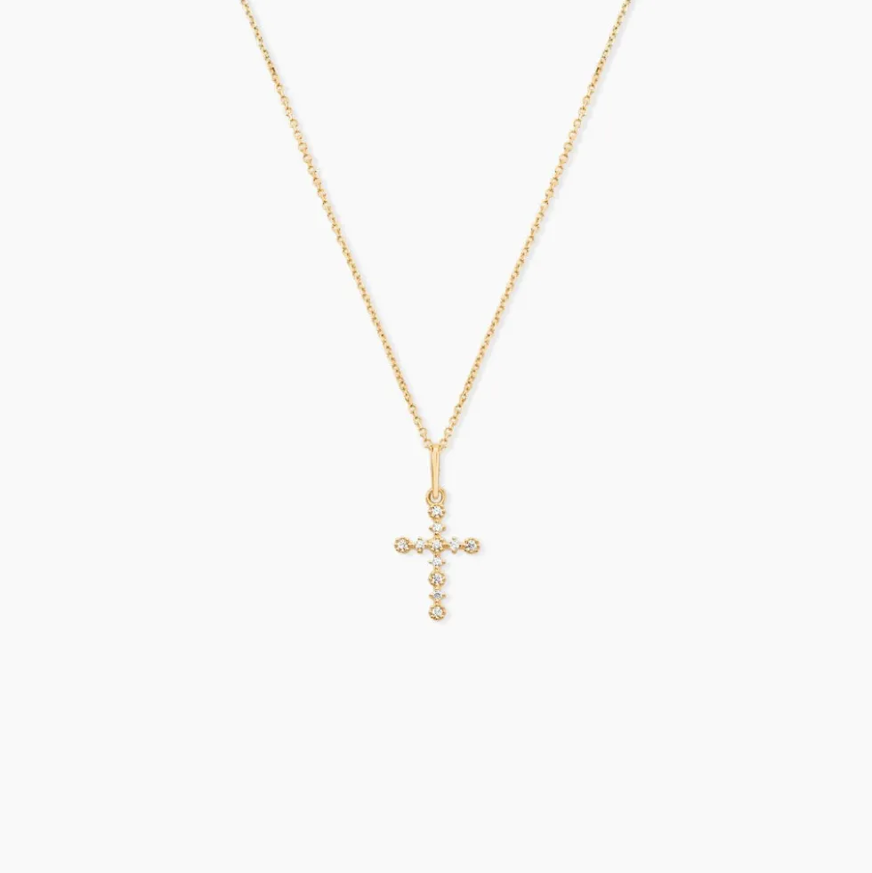 Pendentif Or Jaune Lucinien Oxyde De Zirconium