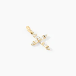 Pendentif Or Jaune Neottie Oxydes