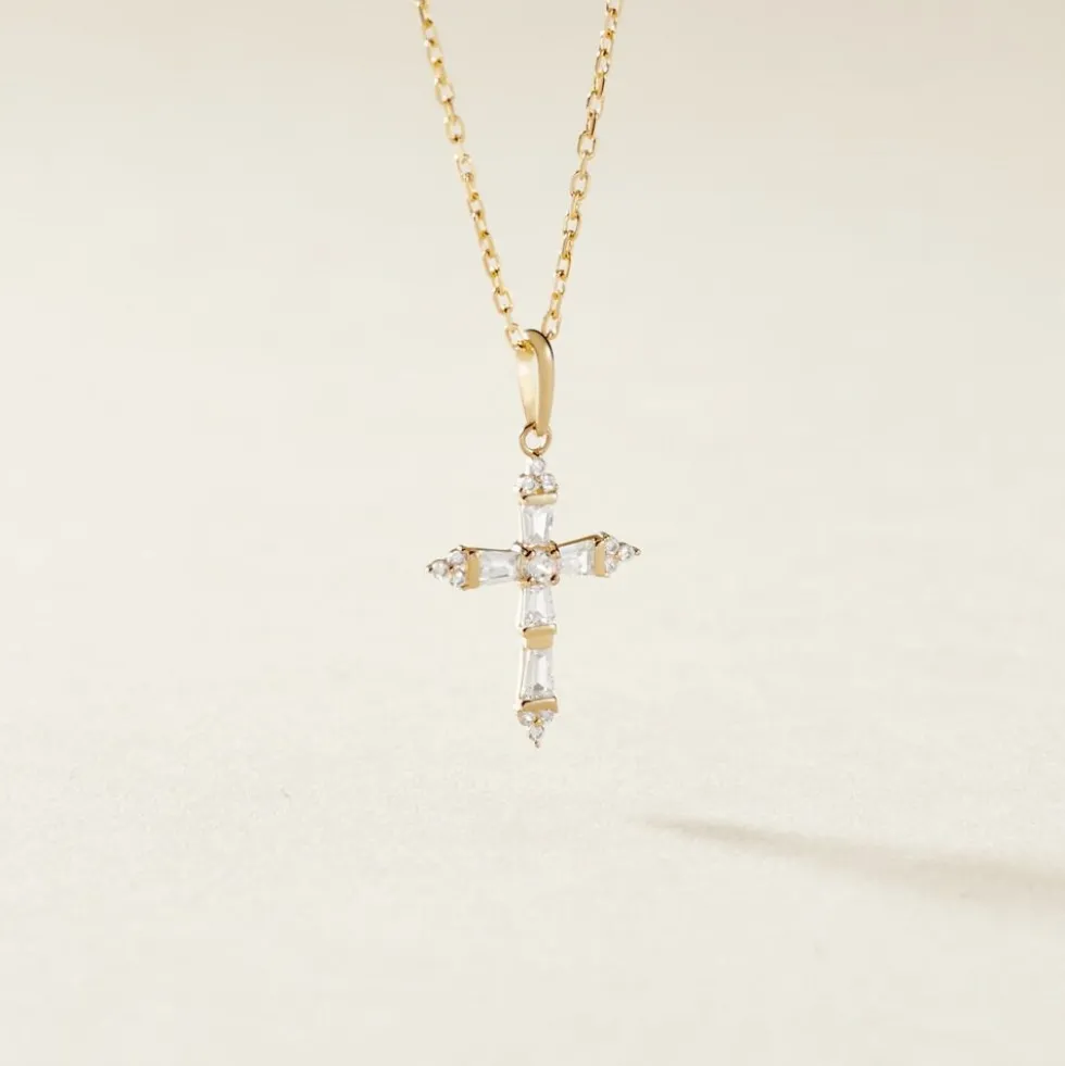 Pendentif Or Jaune Neottie Oxydes